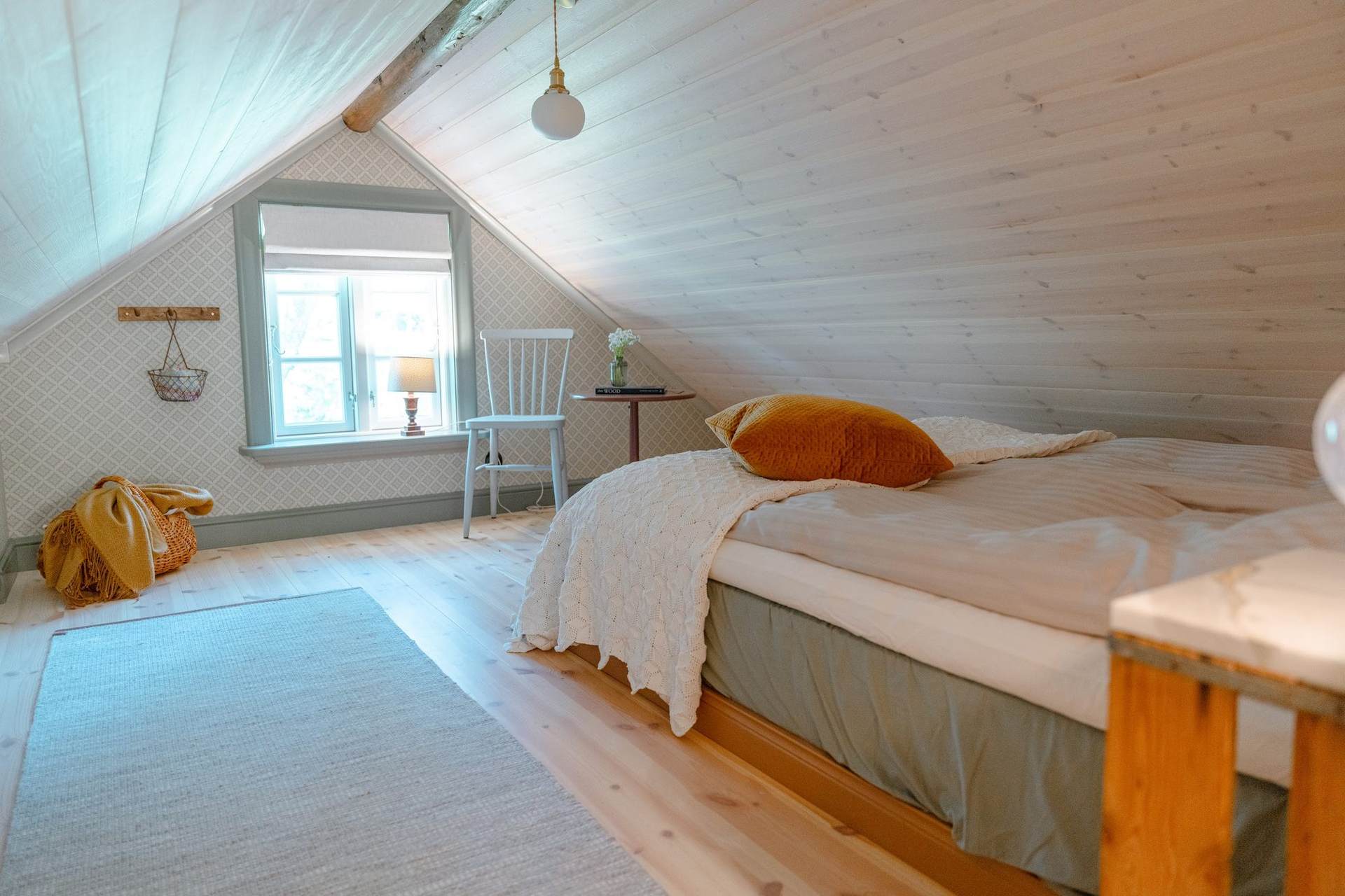 Bedroom 2 under the sloping roof